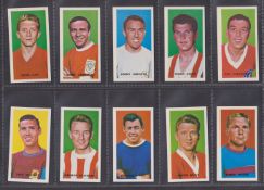 Trade cards, Sugosa, Famous Footballers (set 12 cards) including Bobby Moore, Jimmy Greaves, Denis