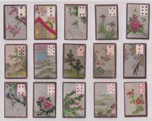 Cigarette cards, Japan, Murai, Japanese Playing Cards (Backs in blue with Factory image & packet