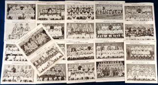 Trade issue, Boy's Magazine, Football Teams 1931, b/w photographic images on paper, issued in