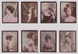 Cigarette cards, Algeria, Melia, Photo Series 3 (A), 'M' size, 'Tirage B, 1200 sujets', Actresses,