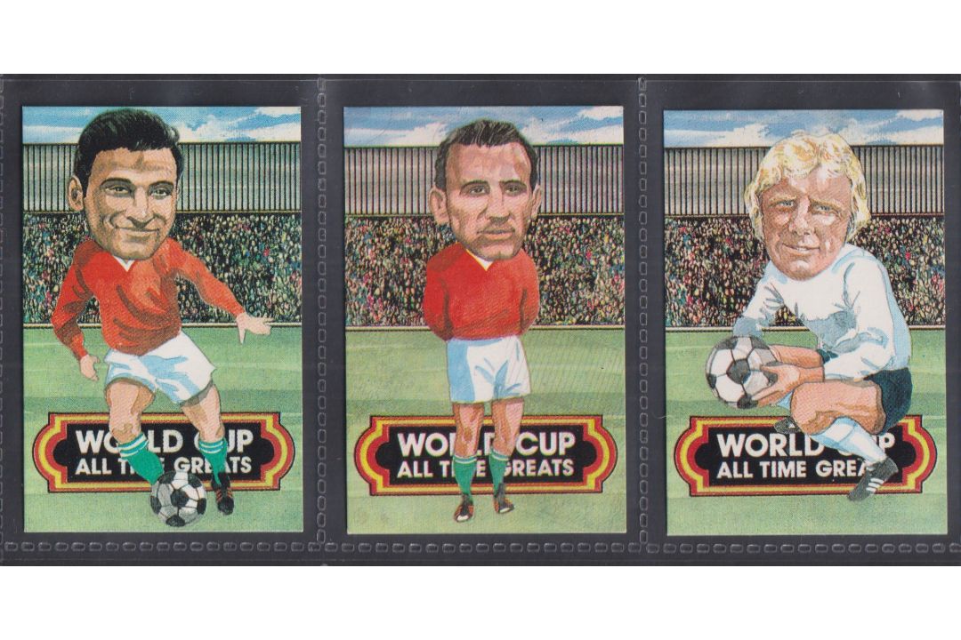 Trade cards, City Bakeries, World Cup All Time Greats, 'M' size , 19 cards nos 3, (sl mark to back), - Image 5 of 6
