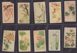 Cigarette cards, Japan, Toa Tobacco Co., red Feng Li brand back, Beauties (T505-100) with various