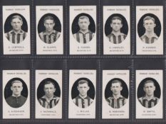 Cigarette cards, Taddy, Prominent Footballers (No Footnote), Bradford City, ten cards, C.