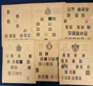 Stamps, All world collection, many on 'old style' album pages, mainly used, 1850s onwards to include
