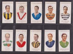 Cigarette cards, Smith's, Football Club Records (Different 1922), (set, 50 cards) (several with sl