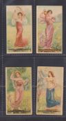 Cigarette cards, China, The Egyptian Cigarettes Manufacturing Co, Beauties, Nymphs (Firm's name in