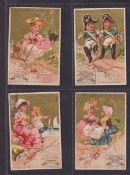 Trade cards, Liebig, early set, Songs (No Music), ref. S69 (set, 6 cards) (gen. gd)