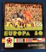 Football sticker album, Panini, Europa 80, sticker album 100% complete (vg)
