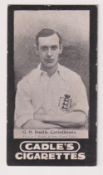 Cigarette card, Cadle's, Footballers, type card, Geo Smith, Corinthians, (some sl edge knocks, gd)