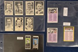 Trade cards, A&BC Gum Football, 3 unmarked Scottish checklists, 1971/72 Purple backs (2, 1-115 &