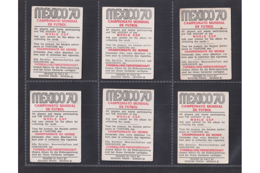 Trade cards, Panini, Mexico 70, 17 cards, Bulgaria (7), Bonev, Jakimov, Penev, Scialamanov, - Image 2 of 6