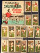 Trade cards, Chix, Famous Footballers, No 3 Series, 'X' size (set, 48 cards) together with special