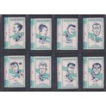 Trade cards, Sweetule, International Footballers, uncut slides (18/25, missing nos 1, 2, 4, 8, 9, 15