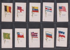 Cigarette cards, Siamese, Eastern Tobacco Co., Flags of All Nations, ETC logo on blue back, numbered