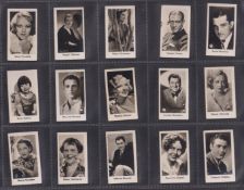 Cigarette cards, Malta, Omega Cigarette Factory K sized photographic Film Stars, 72 different