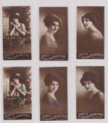 Cigarette cards, Egypt, Stamelis Douras, Photo Series 1 (A), 'M' size, Beauties, Couples & Children,