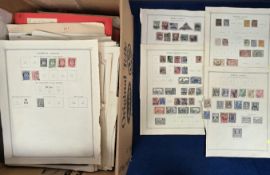 Stamps, All world collection, many on 'old style' album pages, mainly used, 1850s onwards to include