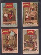Trade cards, Liebig, early set, Songs II (1 line of music), ref. S68 (set, 6 cards) (gd)
