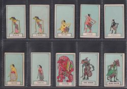 Cigarette cards, Thomas Bear, Javanese Series, blue background, cream card (249/270) (gen. gd) (