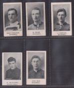 Trade cards, Barratt's, Cricketers, Footballers & Football Teams, Motherwell five cards, Hugh