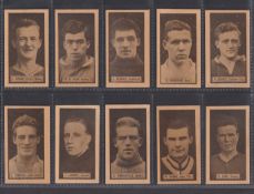 Trade cards, Thomson, This Years Top-Form Footballers, (set, 24 cards) including Hugh Gallacher,