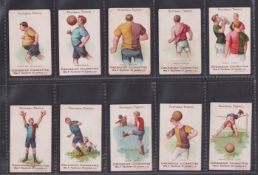 Cigarette cards, Faulkner's, Football Terms, 1st Series (set, 12 cards) (all with slight marks and