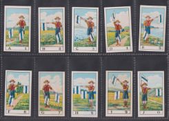 Cigarette cards, Siamese, BAT, Boy Scouts - Signalling, English language issue of 30 cards,