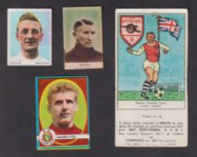 Trade cards, 4 European Trade issues all featuring Arsenal, Chicles (Portugal) wrapper style no 96