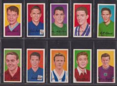 Trade cards, Barratt Famous Footballers A9 (set 50 cards) including Denis Law, Jimmy Greaves,