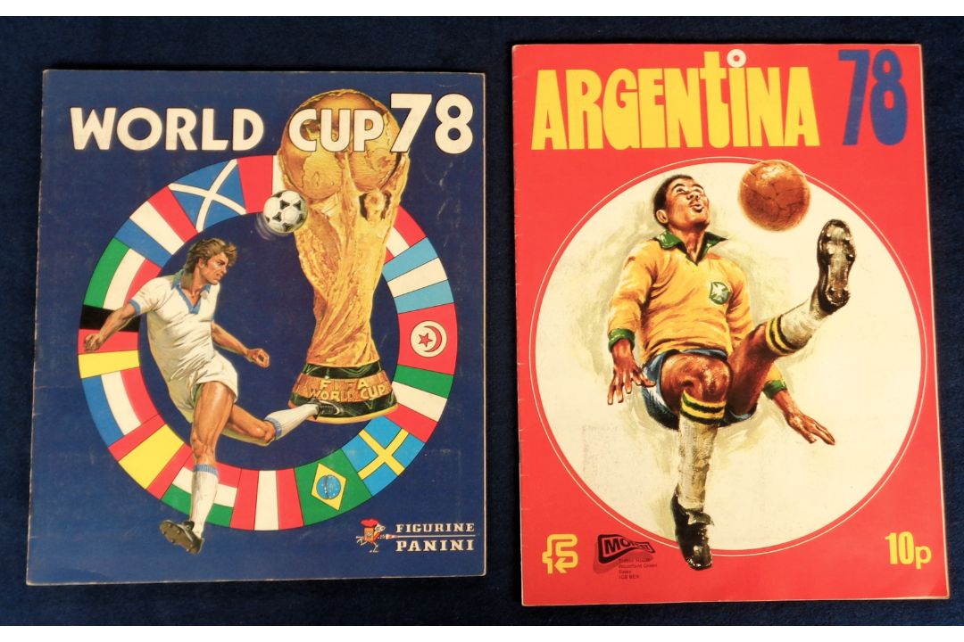 Football sticker albums, World Cup, Argentina 78, two sticker albums, both 100% complete, Panini - Image 1 of 5