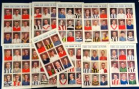 Trade issues, Football, Thomson, Famous Club Colours & Players, 1920's, presented with Adventure,