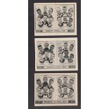 Trade cards, Barratt's, Football Team Folders, Liverpool, three cards, 1932, 1933 & 1934 (gd) (3)
