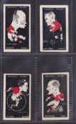 Trade cards, Barratt's, Football Stars (Caricatures, 1930), Arsenal, four cards (hand coloured),