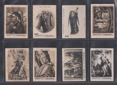 Cigarette cards, Malta, Colombos, Famous Oil Paintings, Series C, 'M' size (set, 240 cards) (some