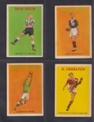 Trade cards, A&BC Gum, Footballers (Football Quiz, 1-49) (set, 49 cards) (most with faults, grubby