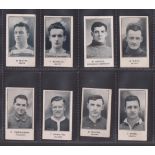 Trade cards, Barratt's, Cricketers, Footballers & Football Teams, eight Scottish cards, W.