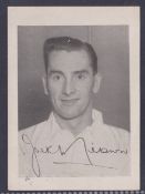 Trade card, Newcastle Co-op, Football, Jackie Milburn, 'L' size, UNRECORDED? (vg) (1)