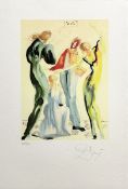 Salvador DALI (1904-1989), D’APRES.  Les Servantes. 