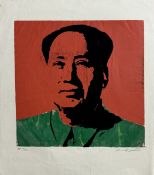 Andy WARHOL (1928-1987) , Attribué à.  Mao. 