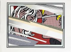 Roy LICHTENSTEIN (1923-1997), d'Après.   Reflection on crash.1990. 