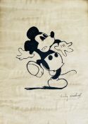 Andy WARHOL (1928-1987), Attribué à.  Mickey Mouse. 