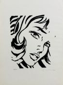 Roy LICHTENSTEIN (1923-1997) d’après.  Girl with Hair Ribbon. 