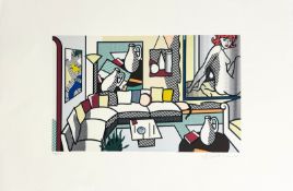 Roy LICHTENSTEIN (1923-1997) d’après.  Interior : Perfect Pitcher. 