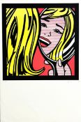 Roy LICHTENSTEIN (1923-1997) d’après.  Girl in Mirror. 