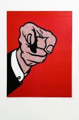 Roy LICHTENSTEIN (1923-1997) d’après.  Finger Pointing. 