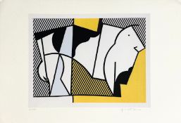 Roy LICHTENSTEIN (1923-1997) d’après.  Bull III.Bull Profile Series. 