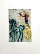 Salvador DALI (1904-1989), D’APRES.  Le cheval de triomphe, 1983.Les chevaux de Dali. 