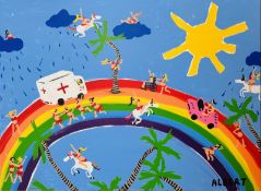 Albert WILLEM (Né en 1979, Bruxelles) “Grandpa in Heaven”, 2023.