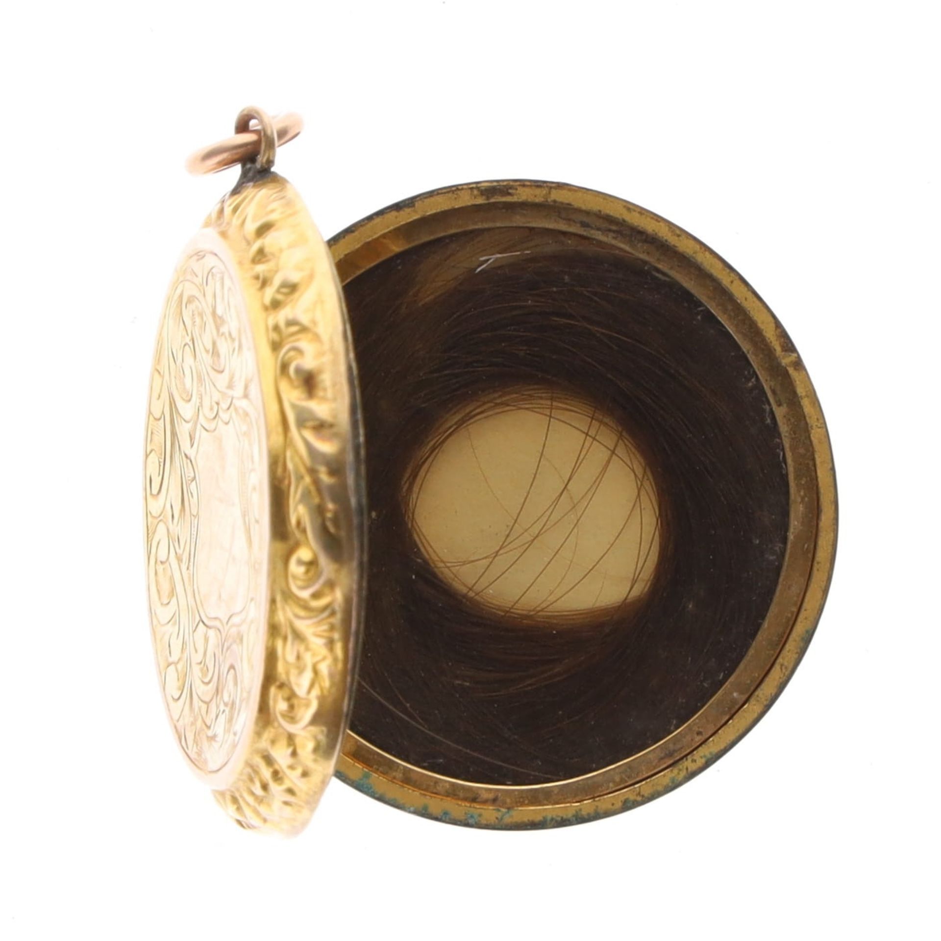 Gold Back & Front Locket Pendant, 6.5g - Image 4 of 4