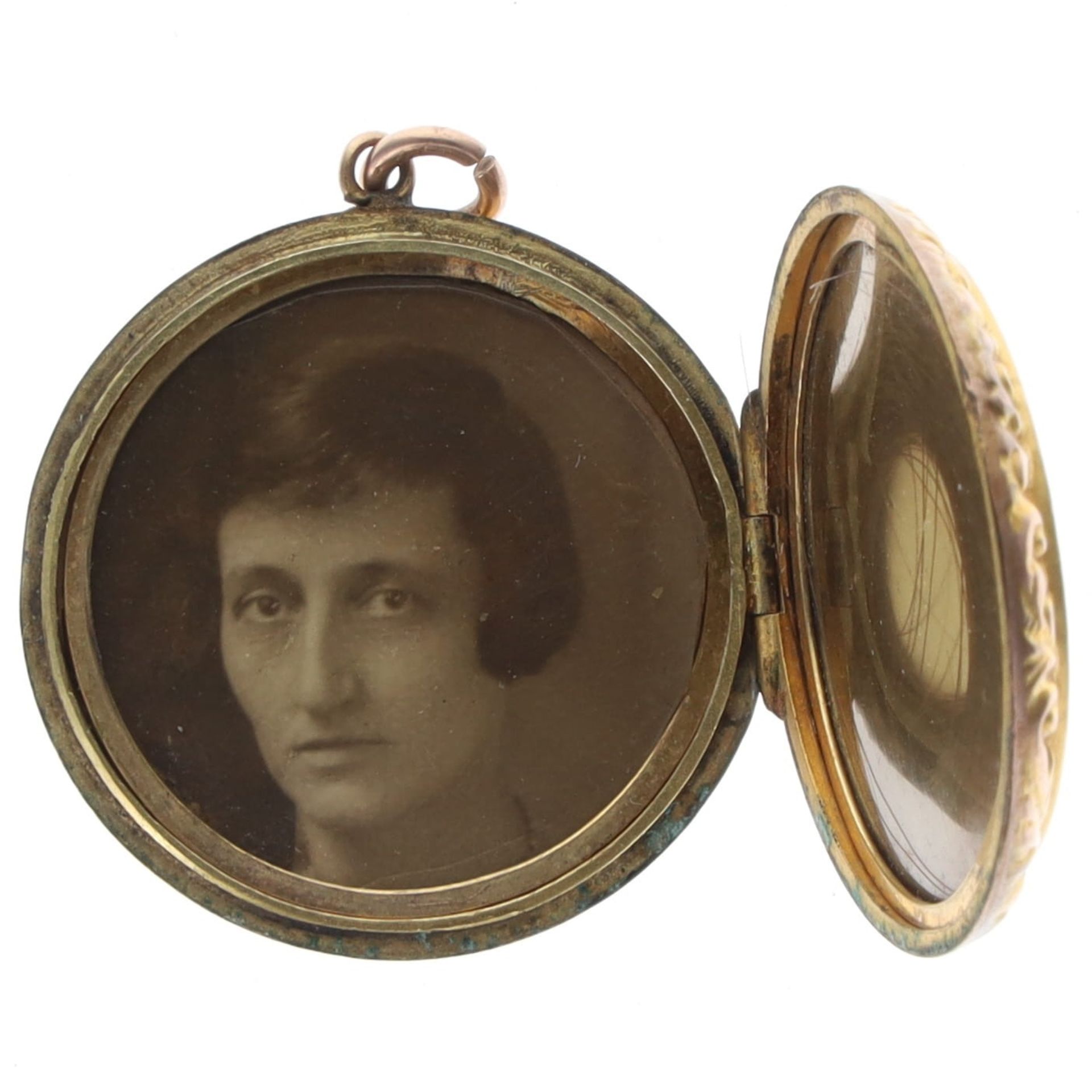 Gold Back & Front Locket Pendant, 6.5g - Image 3 of 4
